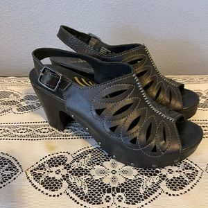 Dansko Open Toe Heels